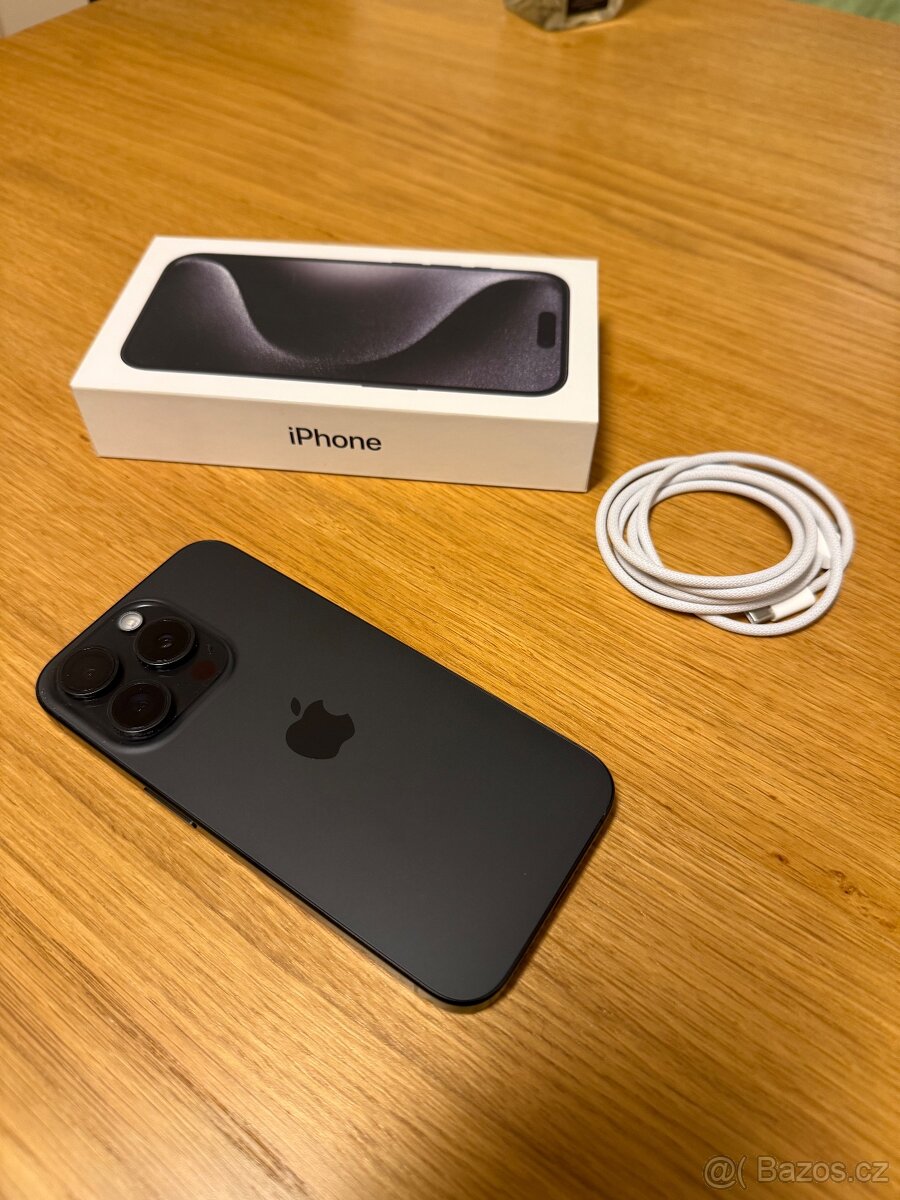 iPhone 15 Pro 256 černý