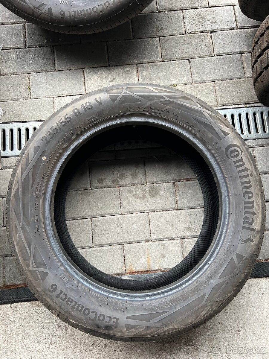 Letní pneu CONTINENTAL 235/55 R 18 ECOCONTACT 6 100V