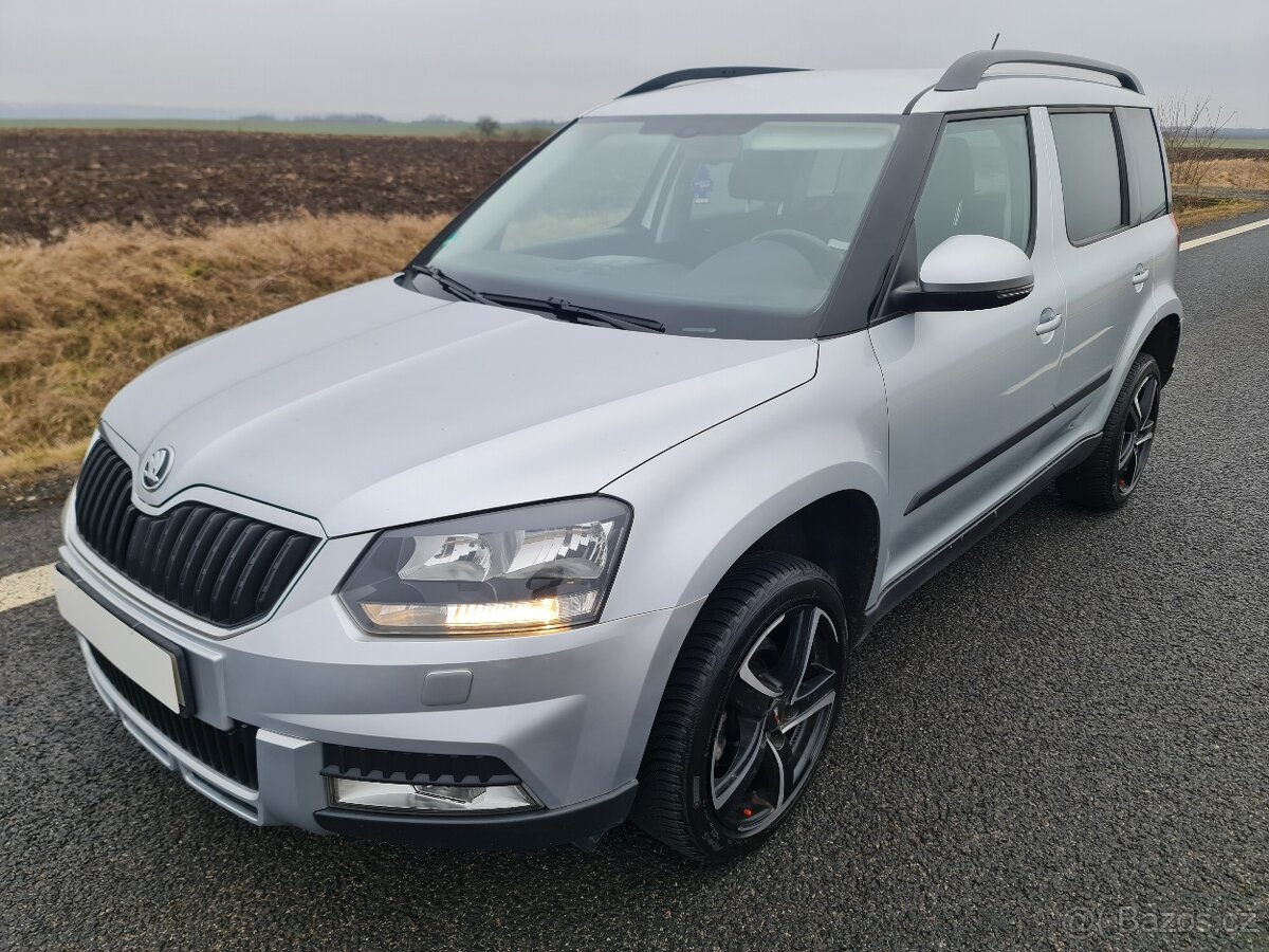 Škoda Yeti 2.0TDI, 81kW, 4x2, 6/2015, climatronic, 81.000km