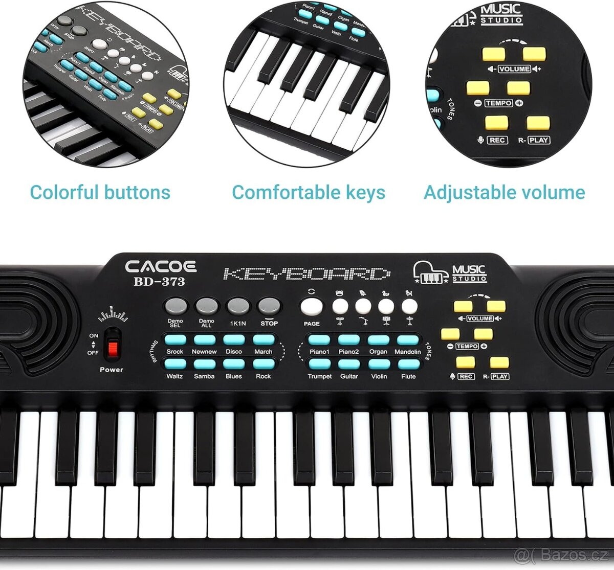 CACOE elektronický keyboard pro děti