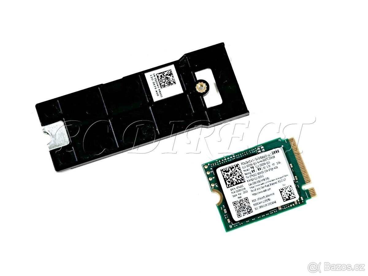 SSD disk M.2 NVMe 2230 / Samsung a další / 256GB + REDUKCE