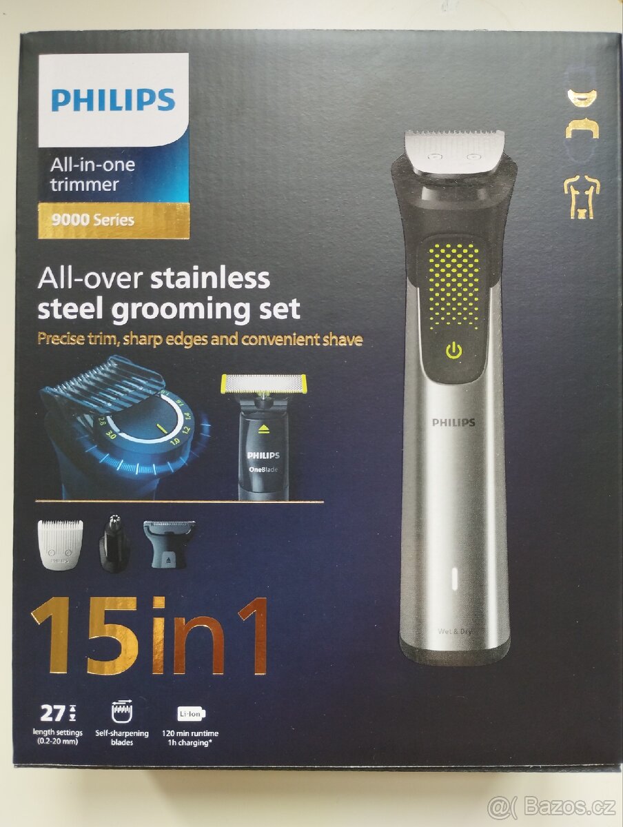 Nový set zastřihovačů Philips 9000 Series