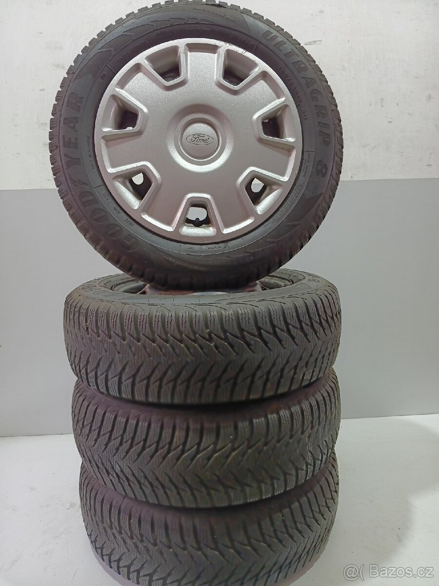 Zimní kola Ford 5x108 R15 ET52,5 pneu 195/65/15/