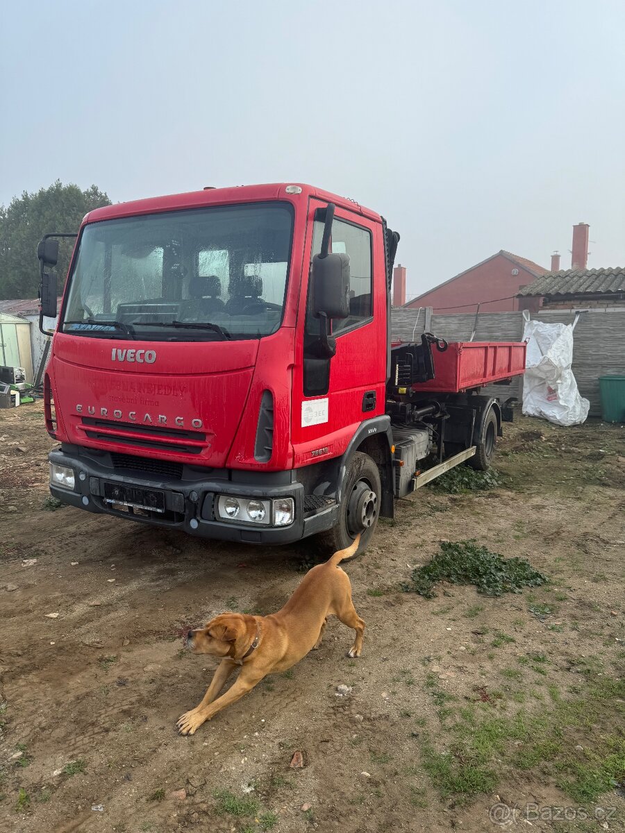 Iveco Eurocargo nosič kontaineru s hydraulickému rukou