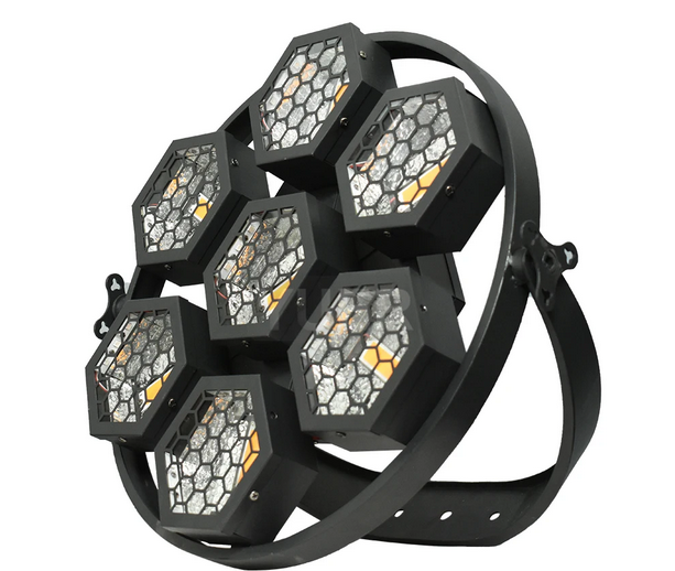 LED Světlo 7x50W RGB DMX512 Stylové osvětlení pro DJ DOBIRKA