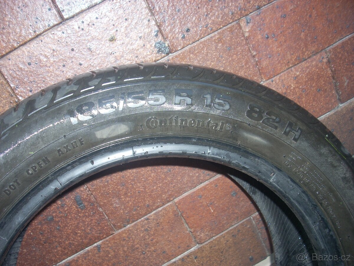 1x pneu Continental Premium Contact 185/55R15_82H,vzorek 5mm