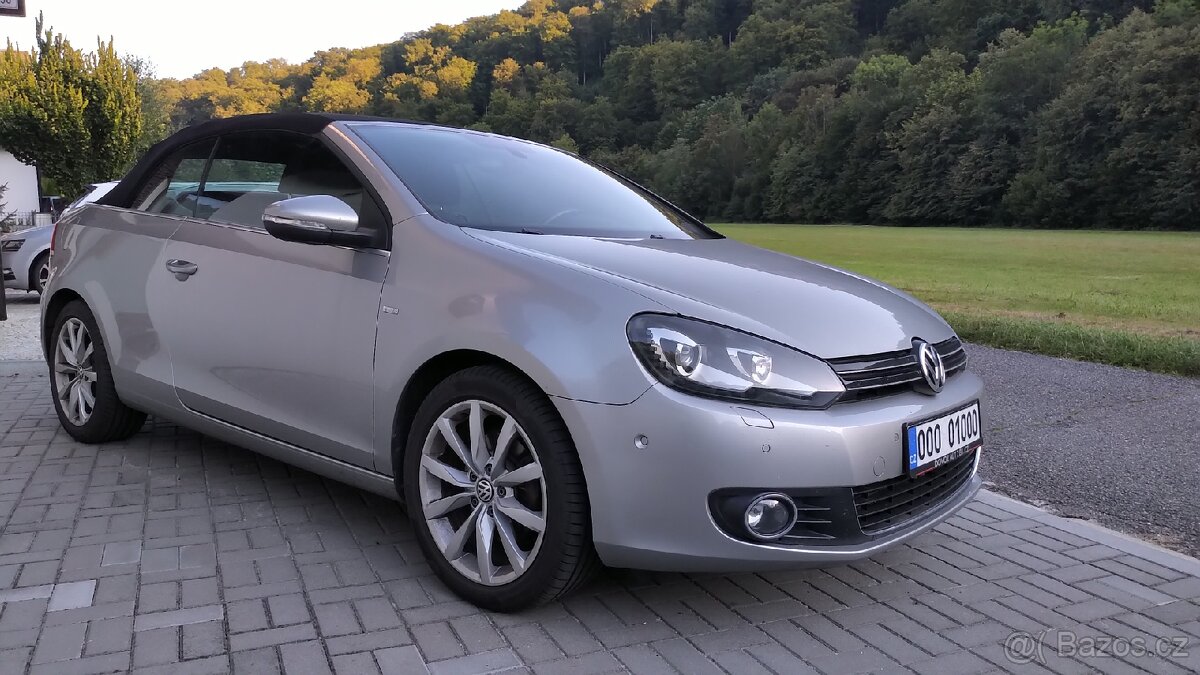 VW Golf VI cabrio, r. 2014, jen 107tkm