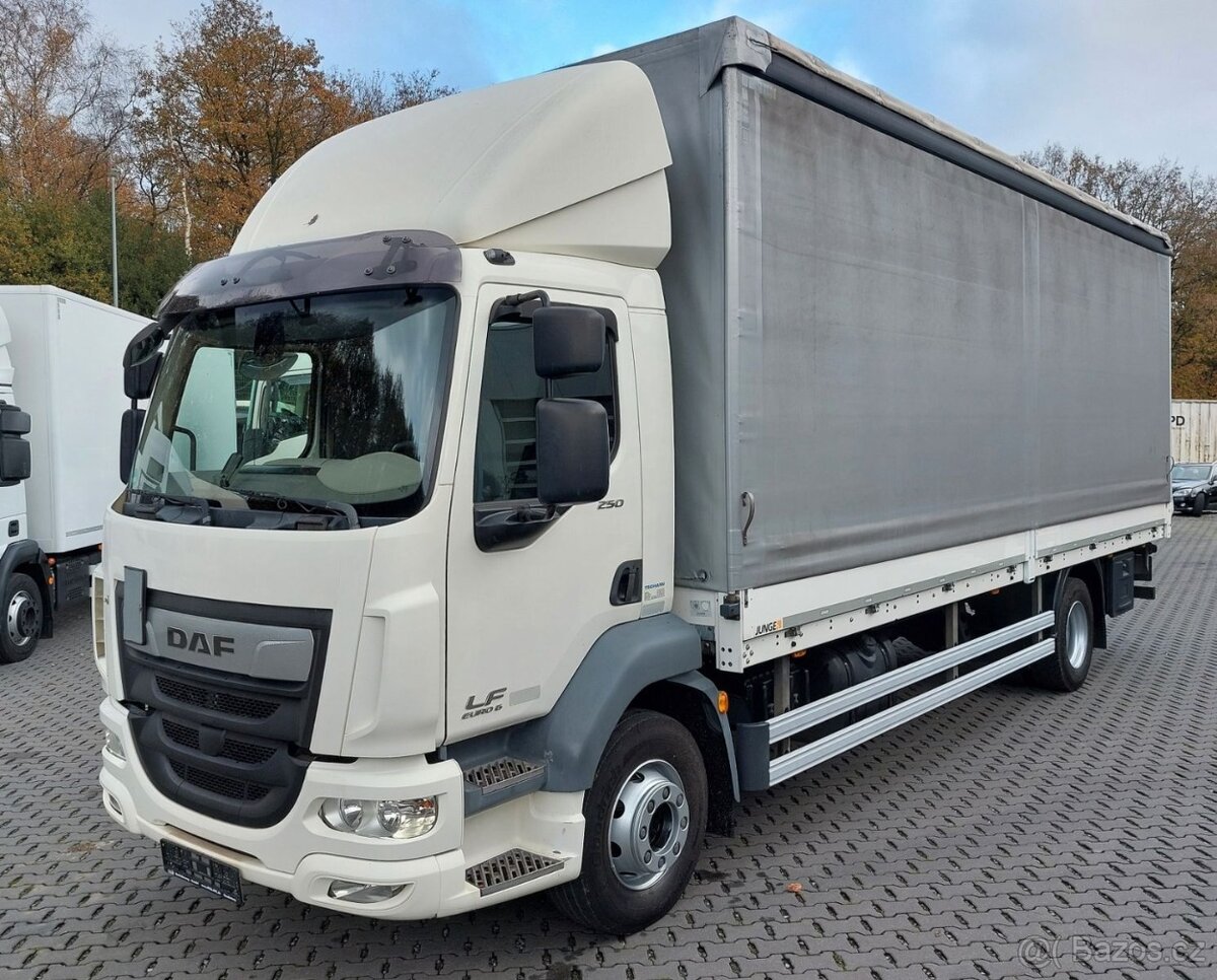 DAF LF 45.250 EURO6, hydr.čelo, 329tkm,18EPAL, shrnovačka