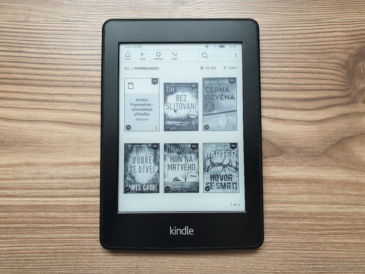 Čtečka knih Amazon Kindle Paperwhite 2, BEZ REKLAM