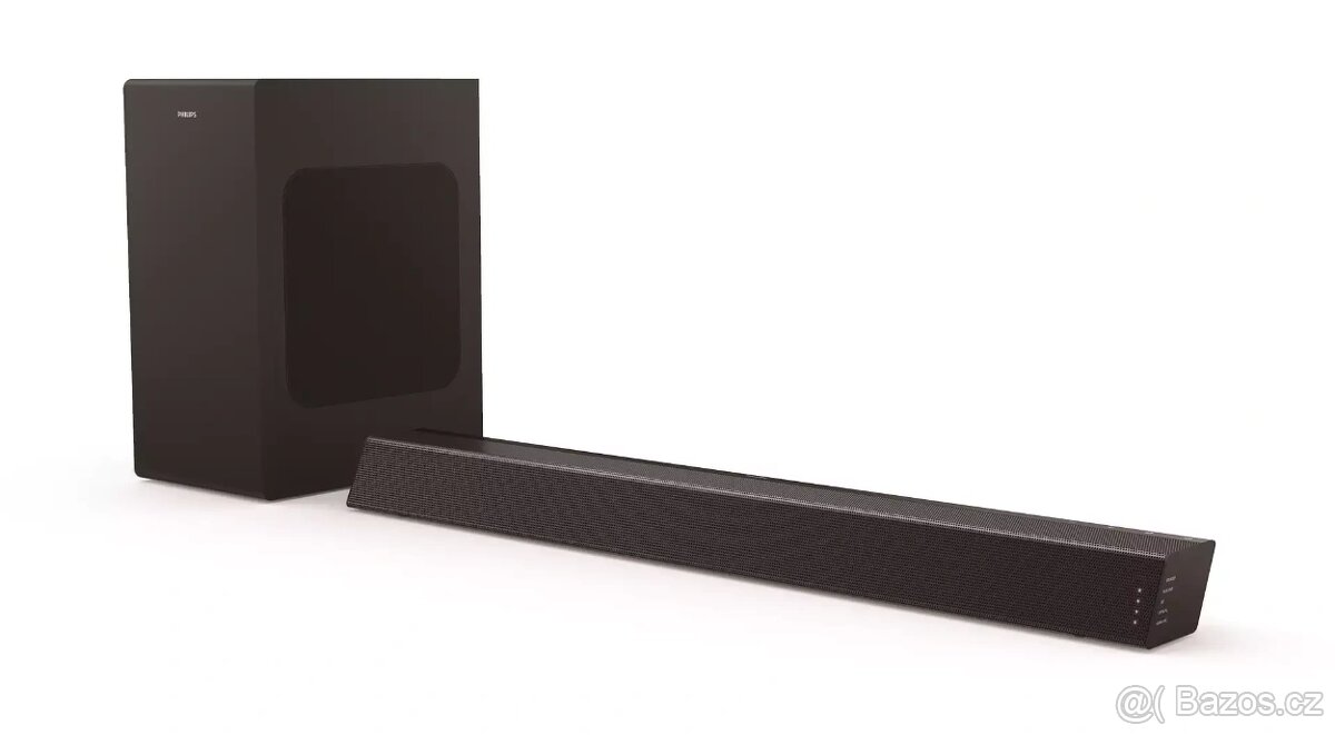 Philips soundbar 2.1 s bezdrátovým subwooferem