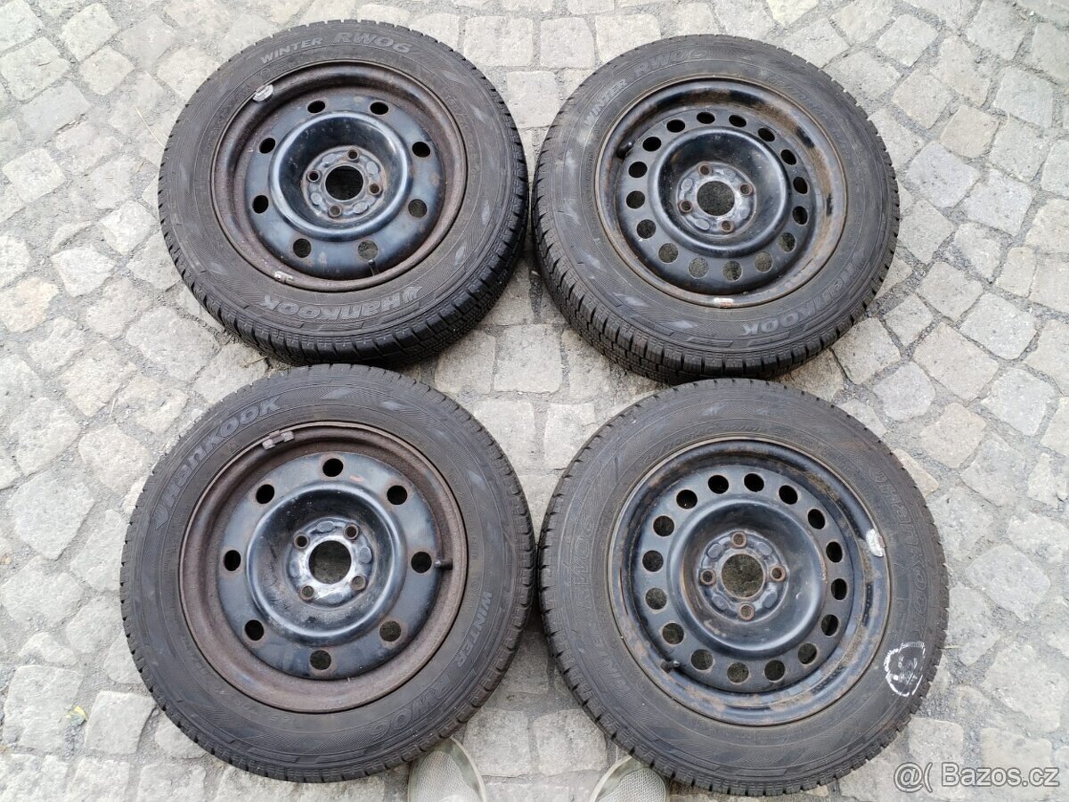 RENAULT KANGOO disky 4x100 + 165/70 R14C zima