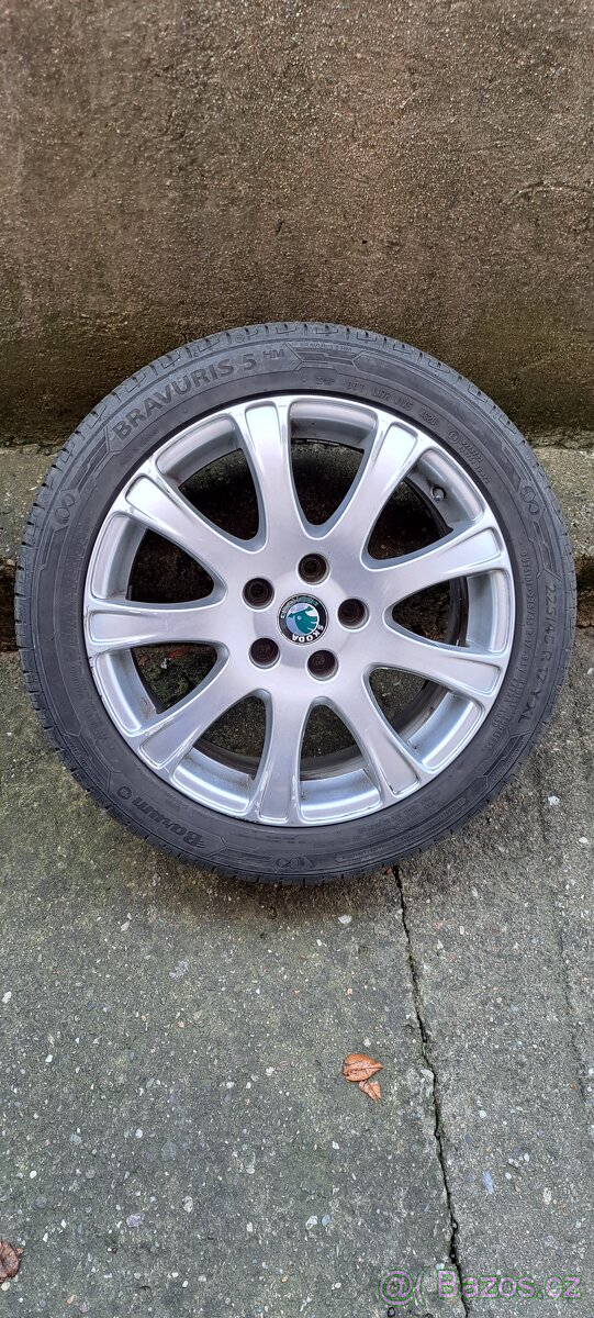 Prodám alu kola R17, 5x112