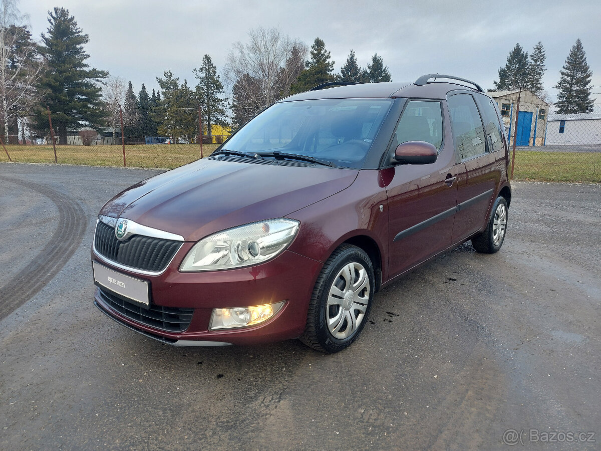 Škoda Roomster 1.2TSi 63kW,aut.klimatizace,senzory,tažné