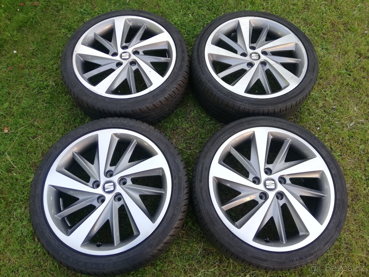 alu 18" Škoda Octavia III,Seat Leon 225/40/18 letní pneu