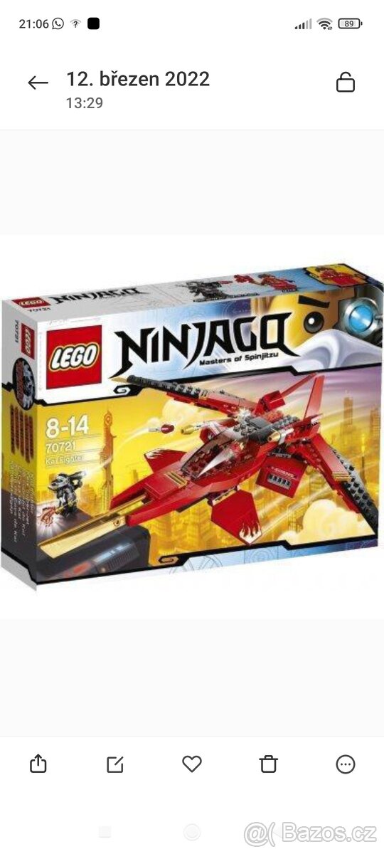 Lego Ninjago letadlo