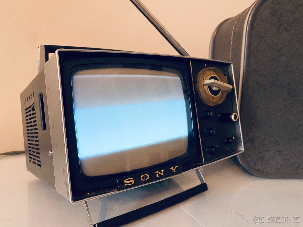 TV micro Sony 5-303, funkční rarita, rok 1962, PRODANO