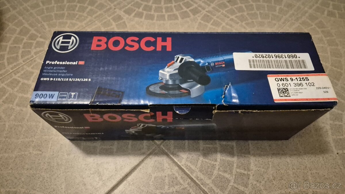 Prodám úhlovou brusku Bosch Professional GWS 9-125S