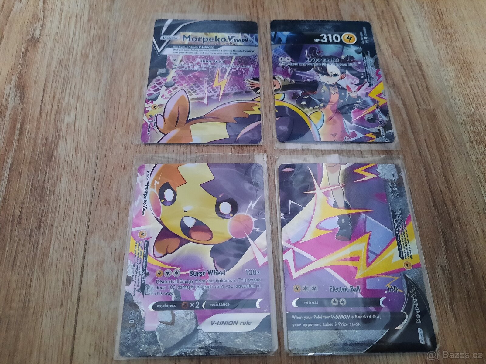 Pokémon promo karty Morpeko V-UNION