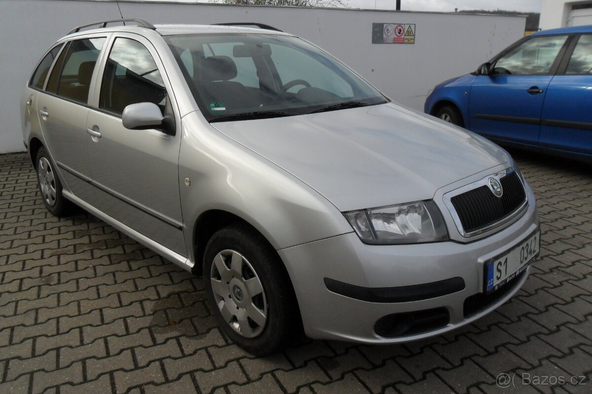 Škoda Fabia com. 1.4i/59kW, r.12/2006, Plný Servis.