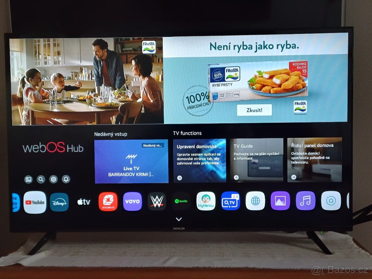 Smart TV SENCOR SLE 43FS800-úhlopříčka 109cm,Model 2022