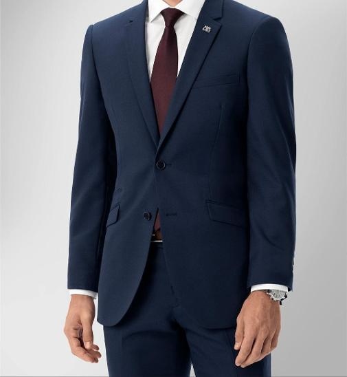 Pánský oblek BANDI Vamos Slim fit vel. 50 modrý