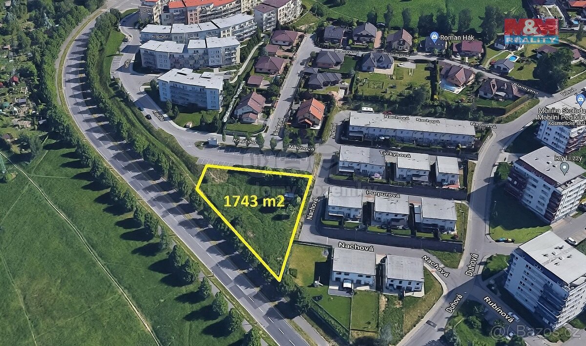 Prodej pozemku k bydlení, 1743 m², Liberec