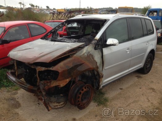 VW Touran 1,9TDI 77kW 2006 - pouze díly