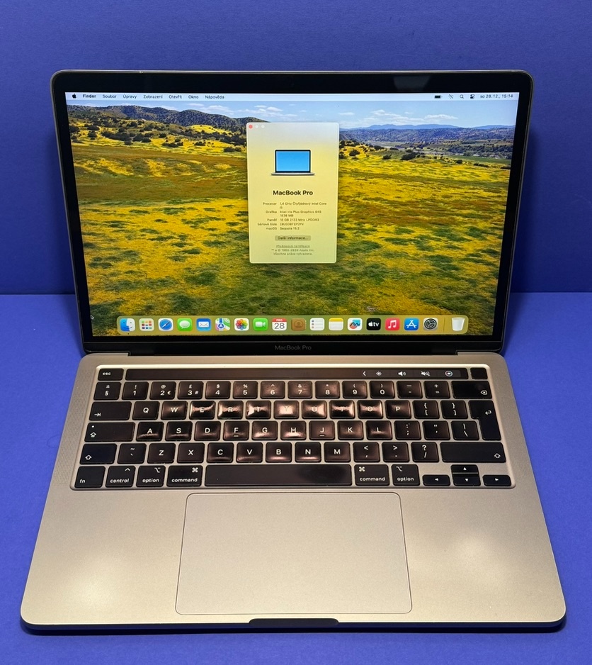 MacBook Pro 13” 2020 /16GB/Intel i5/256GB SSD/Záruka