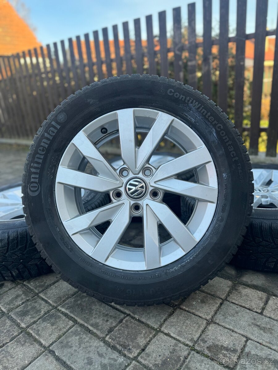 ORIGINÁL Alu Volkswagen Aragon R16, 5x112 - ZIMNÍ