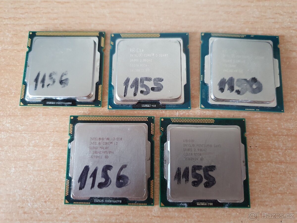 CPU 1150,1155,1156