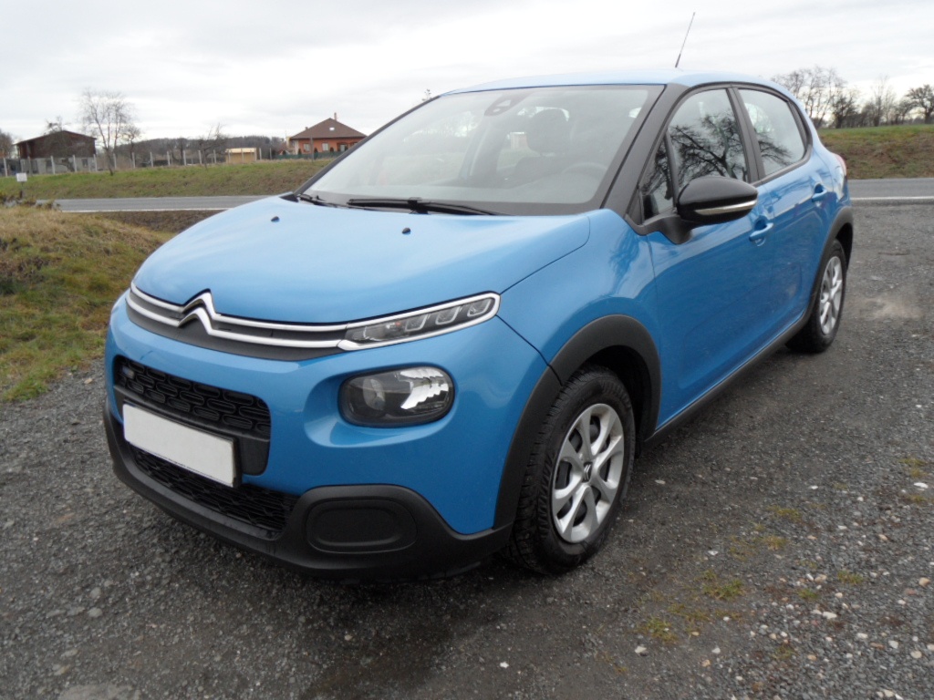 Citroen C3 1.2 PureTech,1.maj,zak. v ČR,najeto 29000km