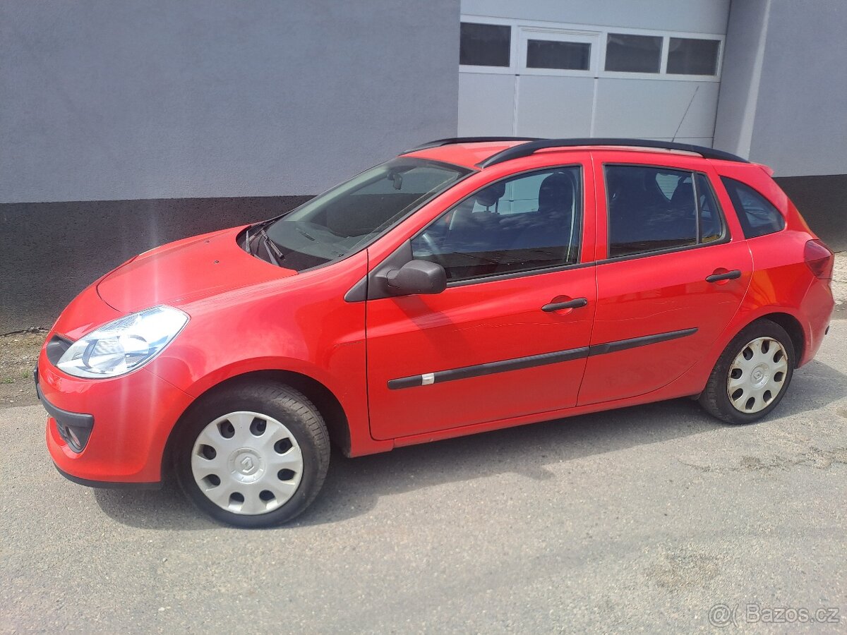 CLIO 1.2 16V COMBI r.10, LPG, NOVÁ NÁDRŽ + STK, BEZ KOROZE