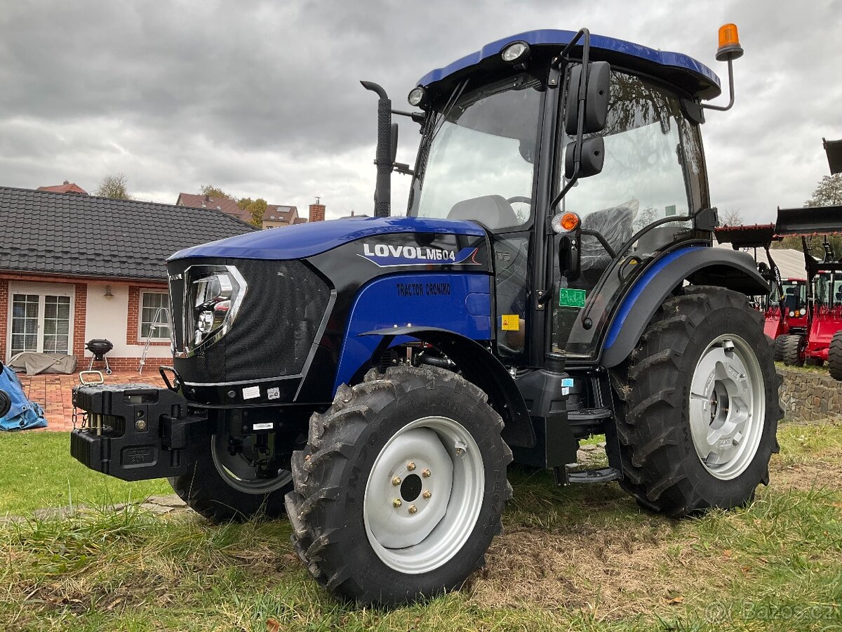 Traktor LOVOL M504, 50 koní, modrý s kabinou