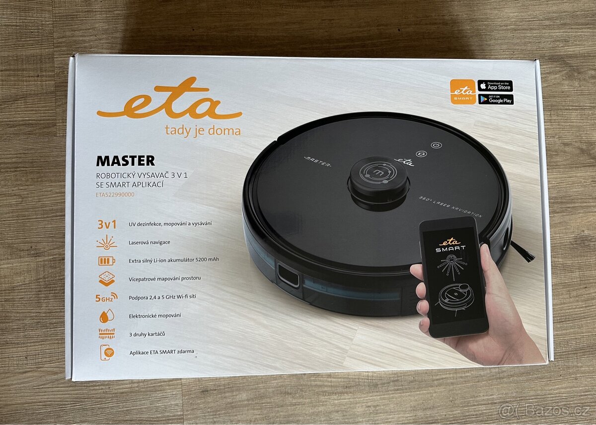Robotický vysavač ETA Master 5229 90000