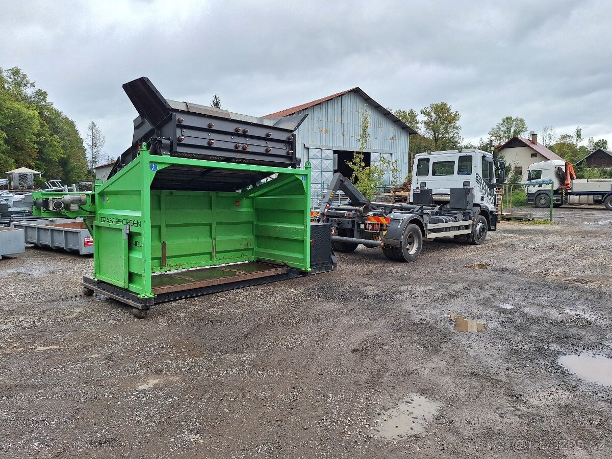 Třídička na zeminu a stavební materiály