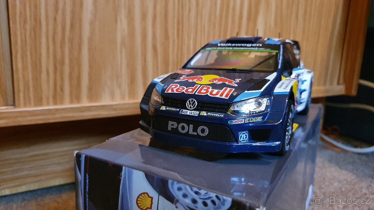 Volkswagen vw polo wrc phase2 Ogier 1:18 rally