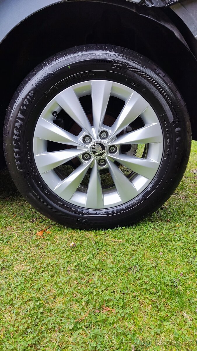 Orig. Hliníková kola Kamiq 16" CASTOR Škoda goodyear