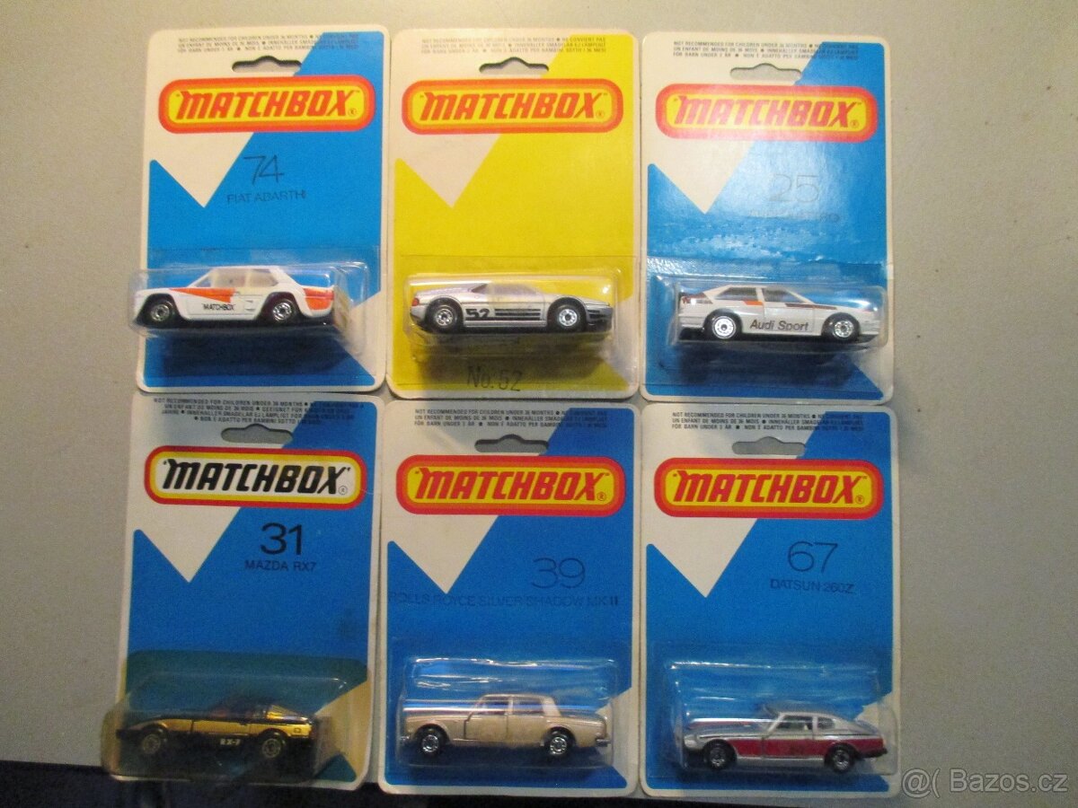 Matchbox   1978-1982 nehrané  nerozbalené modely