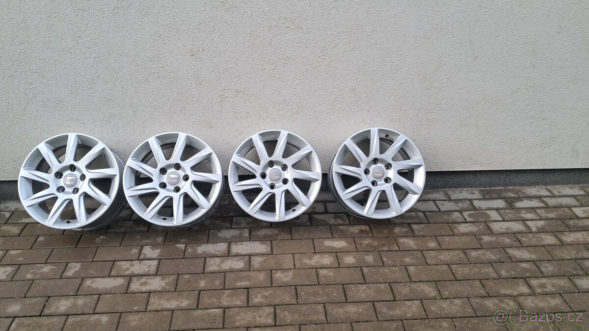 Prodám original aludisky Seat exeo 5x112 r16