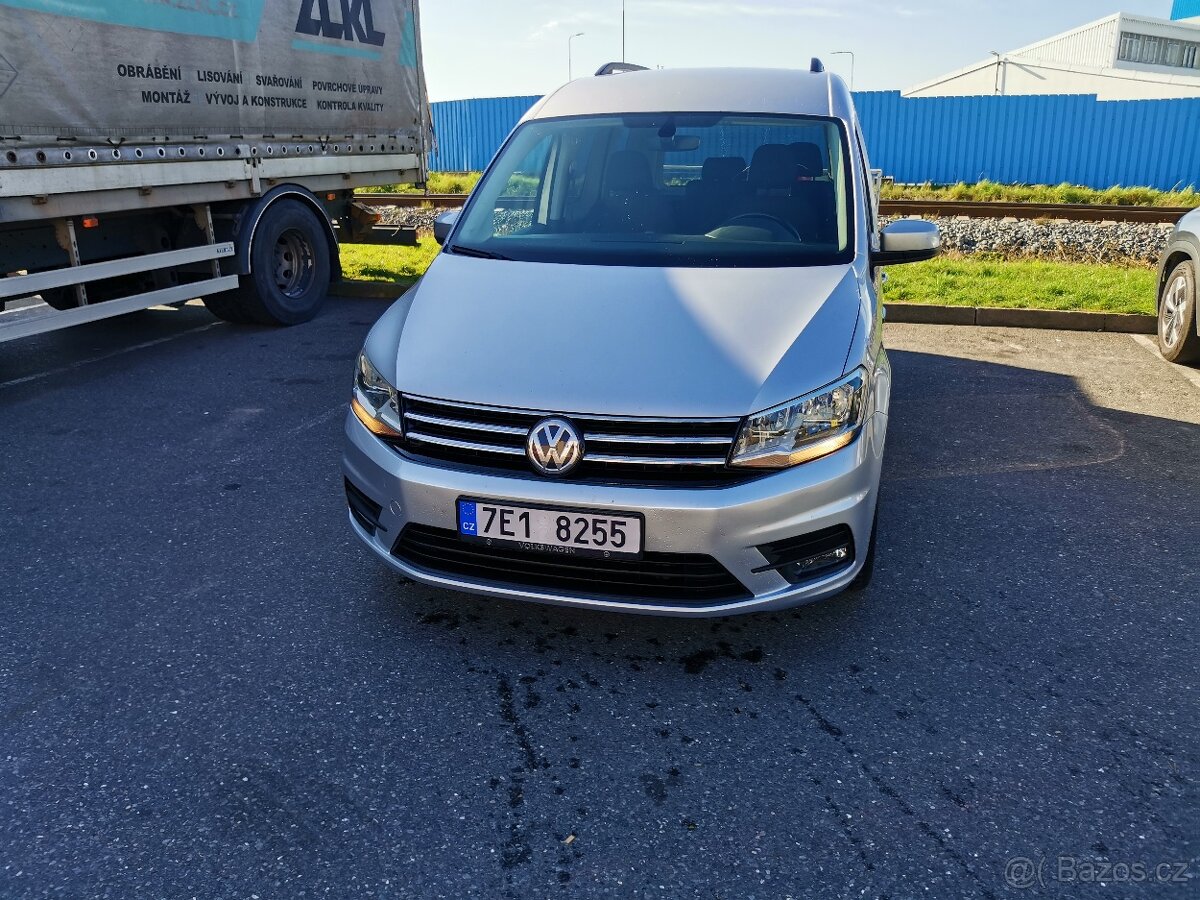 Volkswagen Caddy 2.0 TDI 75kw - KRÁSNÝ, TAŽNÉ, NAVI