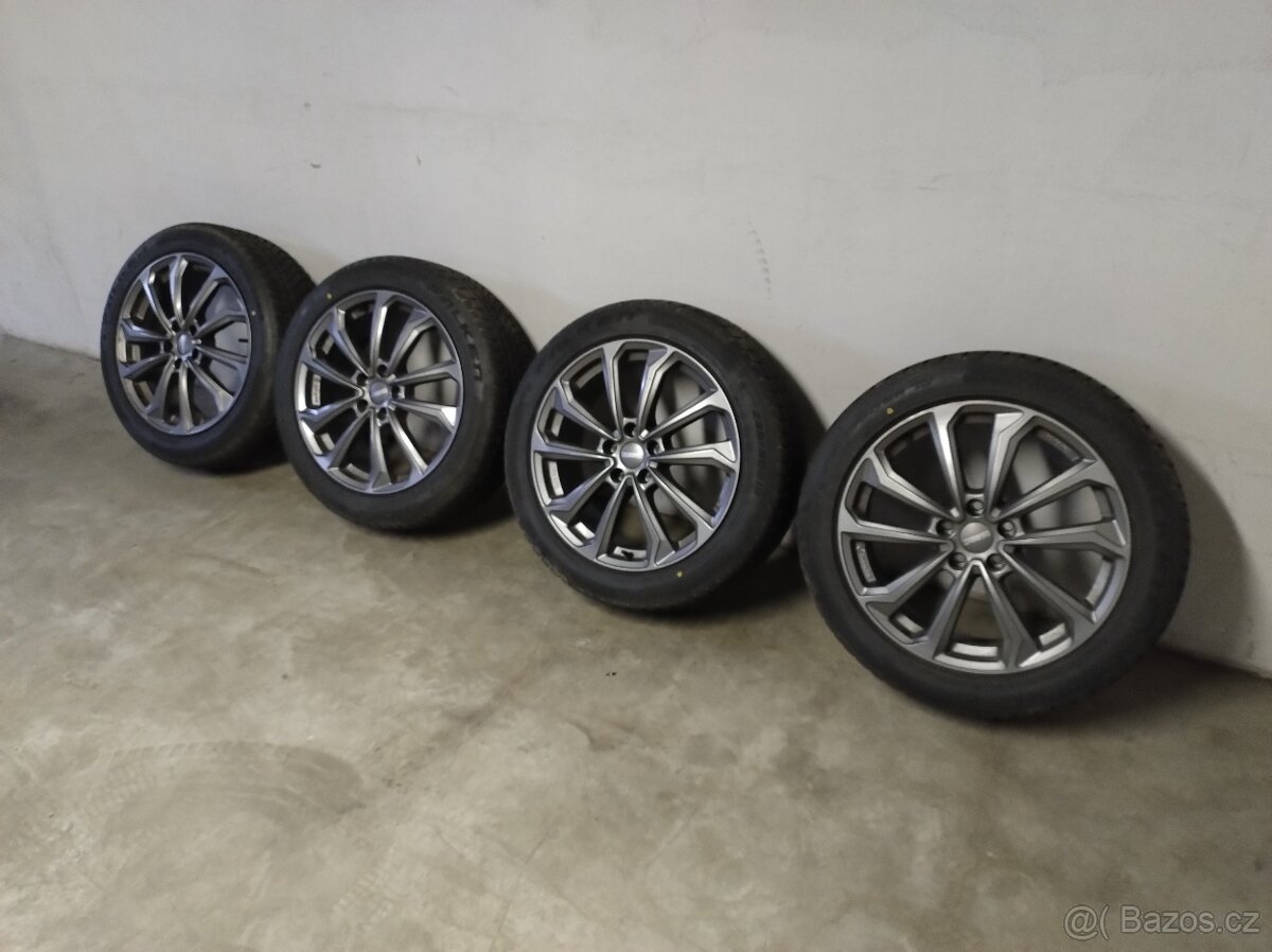 Alu kola Dezent KS Graphite R19 + nové zimní pneu 235/50 R19