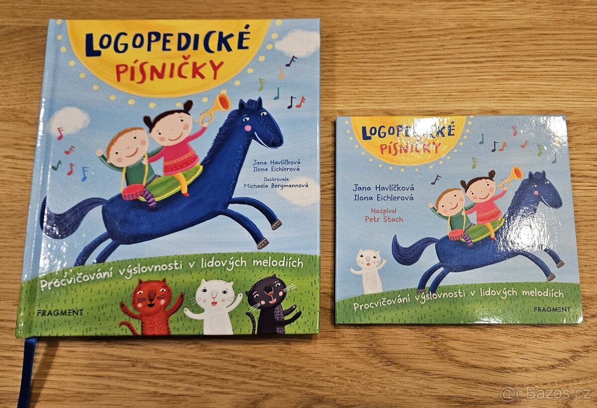 Logopedické písničky pro děti - kniha + audio CD