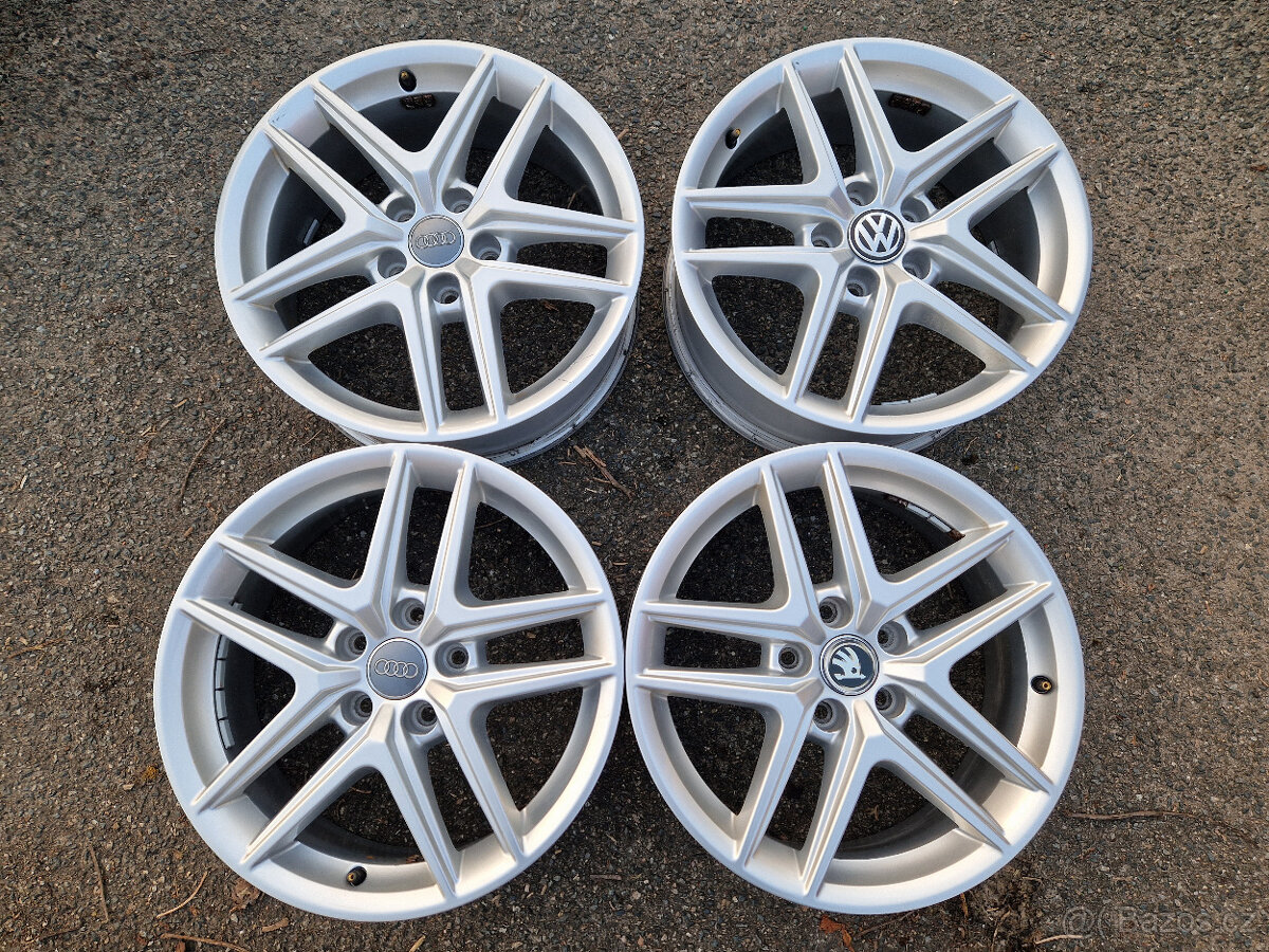 5x112 r17 et28 alu disky audi škoda seat vw 17 kola rafky