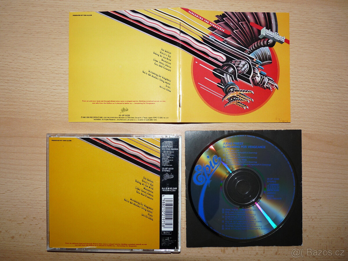 prodám CD JUDAS PRIEST-Screaming for Vengeance 1982/88 JAPAN