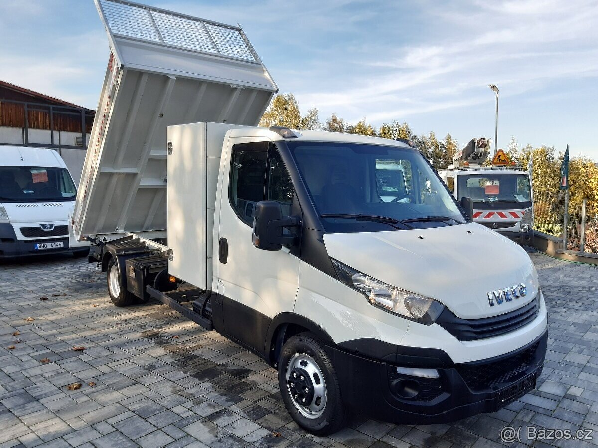 Iveco Daily 3,0HPT 35C18 Tupláky, tažné 3,5t, Sklápěč , DPH