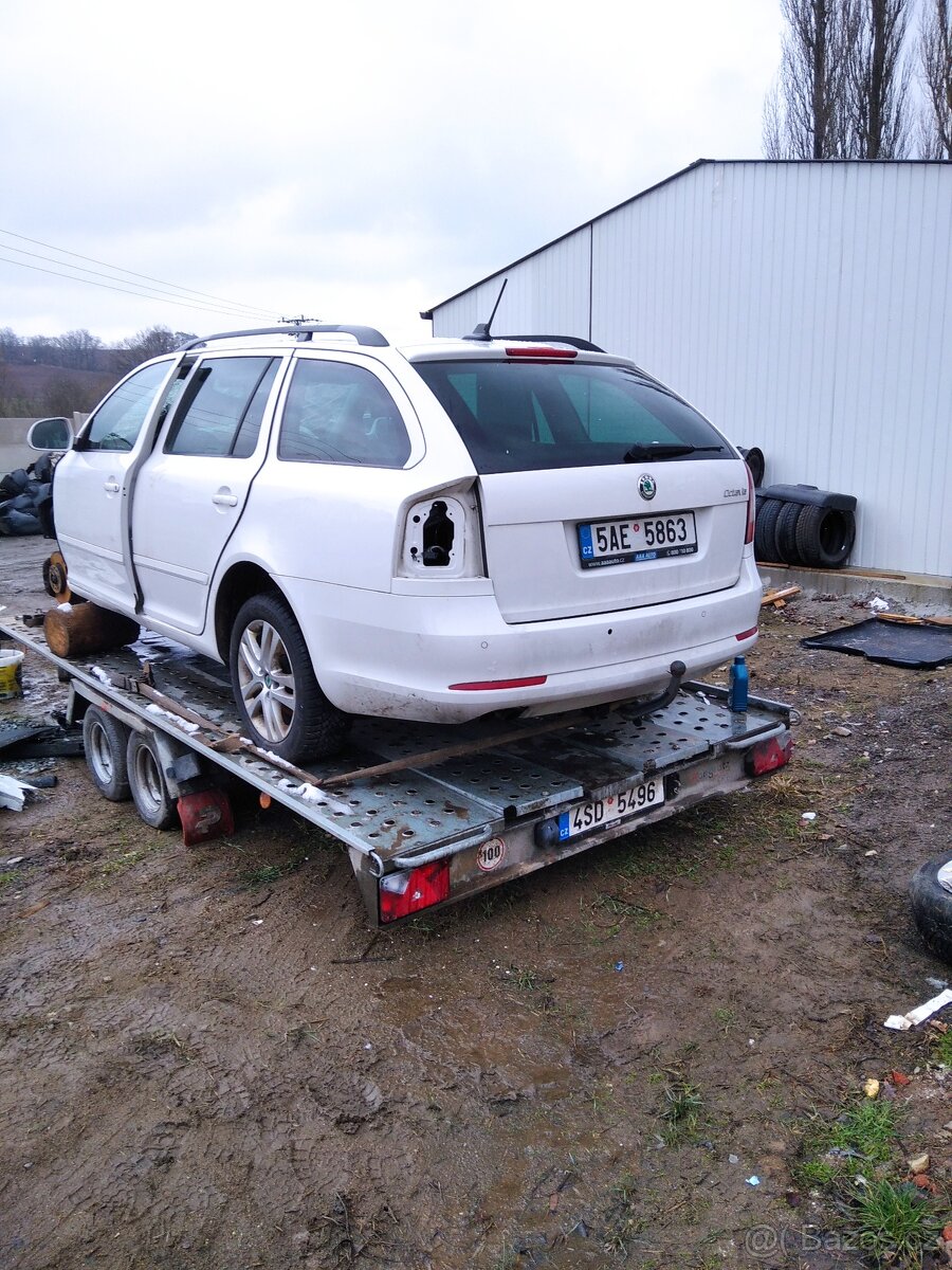 nd z škoda octavia 2 103kw 4X4 bílá stříbrná šeda