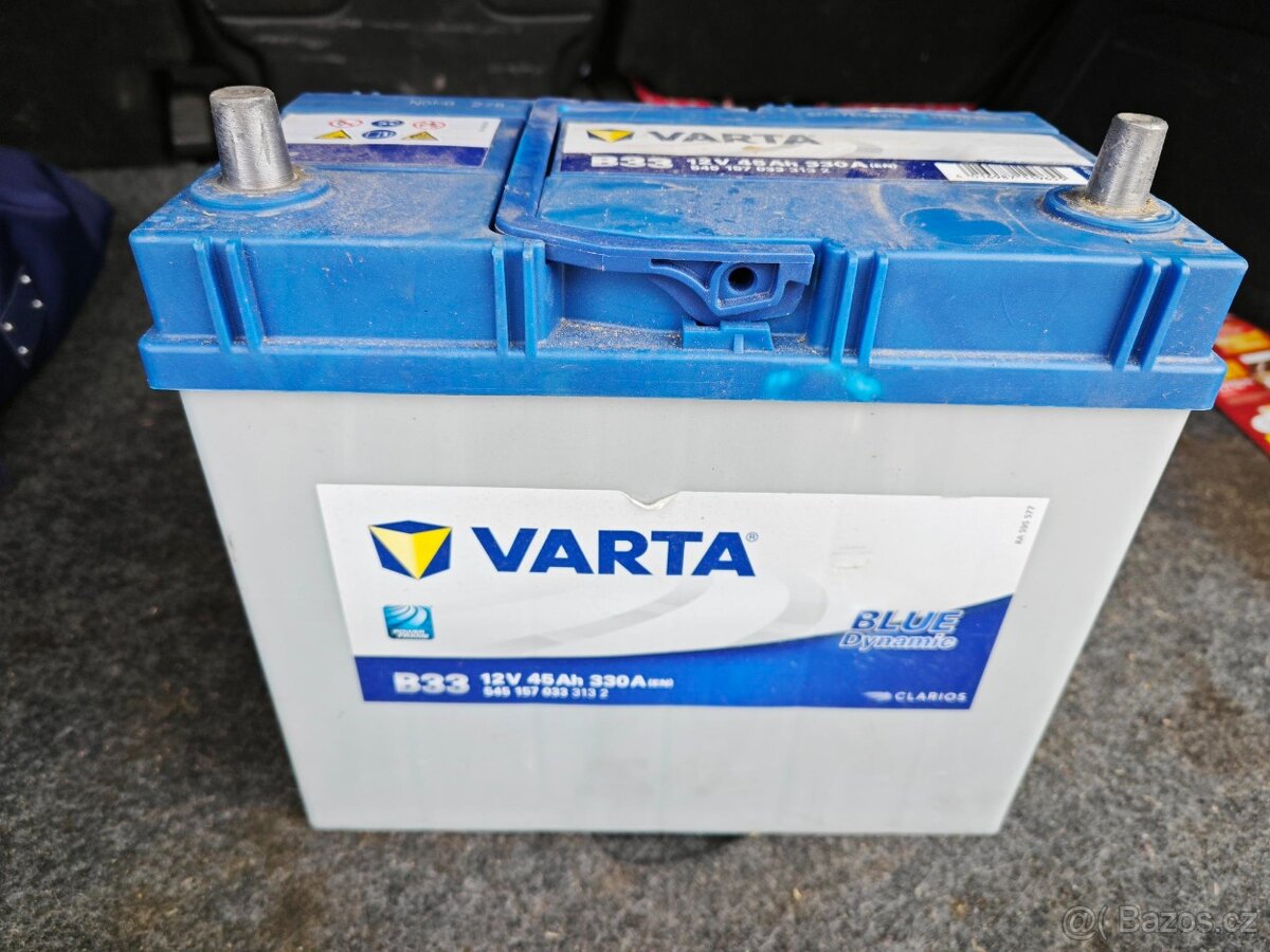 V ZÁRUCE - Autobaterie VARTA Blue Dynamic B33, 12V/45Ah