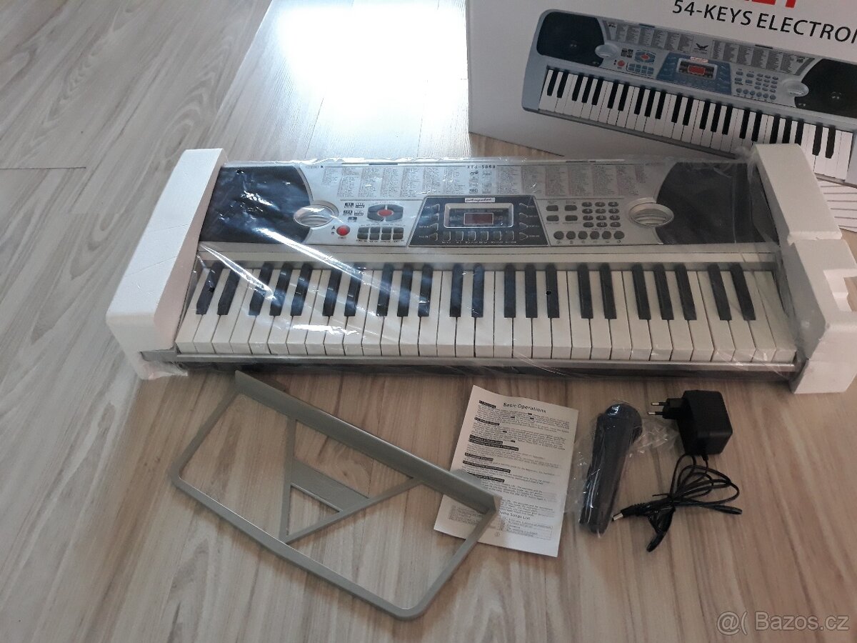 NEJVĚTŠÍ NOVÉ PIANO/klávesy/keyboard-54 kláves