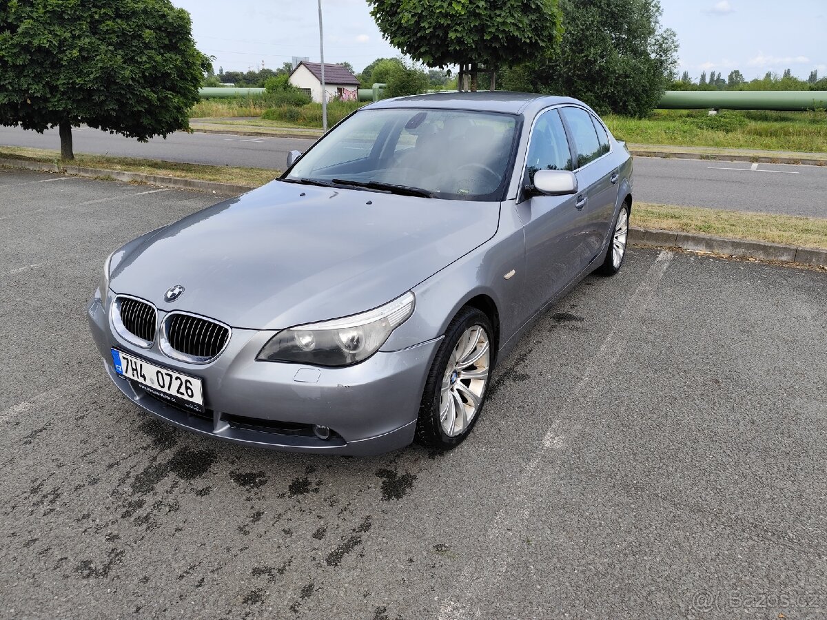 BMW 5 E60 523i 2.5 130 KW r.v.2005 1.ČR majitel