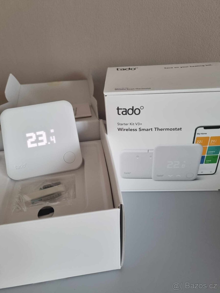 CHYTRÝ BEZDRÁTOVÝ TERMOSTAT Tado Starter Kit V3+